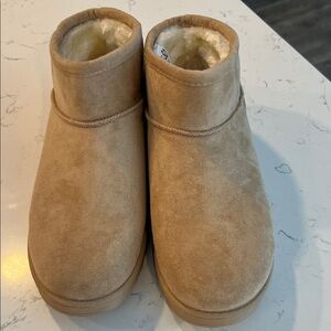 Kohl's Tan Ankle Booties